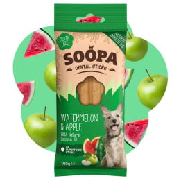 SOOPA Arbūzų ir obuolių dental sticks lazdelės šunims | kramtau.lt