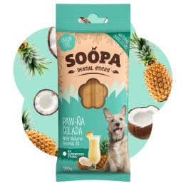 Paw-Na Colada Sticks dantų lazdelės šunims, SOOPA