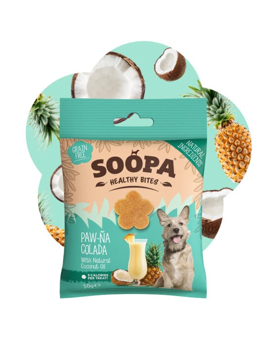 Paw-Na Colada skanėstai šunims, SOOPA