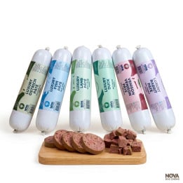 Nova Paštetų rinkinys šunims Paddock Farm – 6 skoniai x 400g