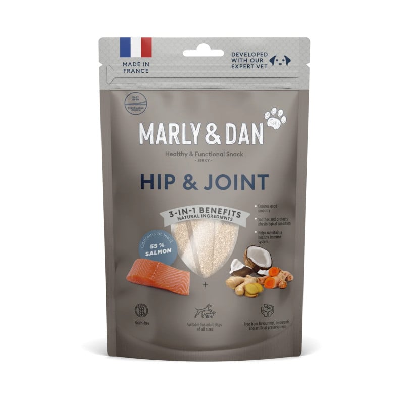 Marly & Dan Džerkio skanėstai šunims Hip & Joint, 80g