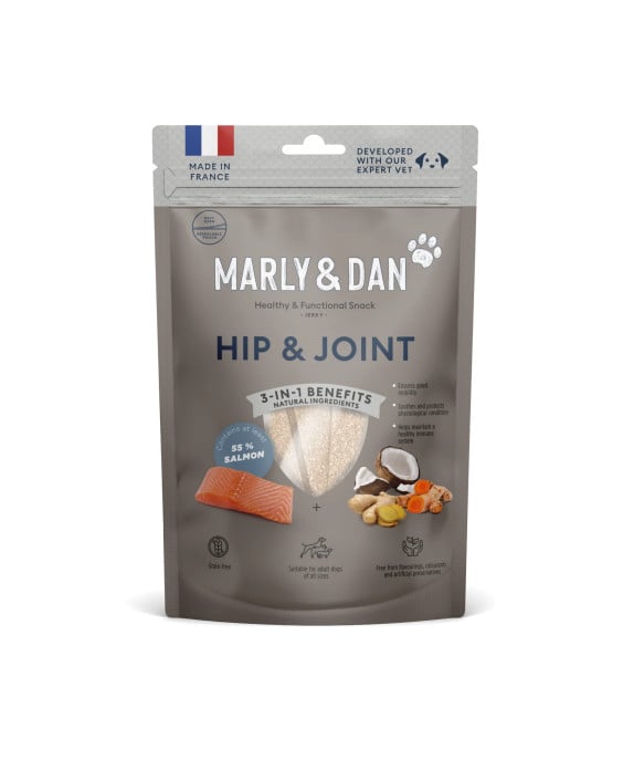 Marly & Dan Džerkio skanėstai šunims Hip & Joint, 80g