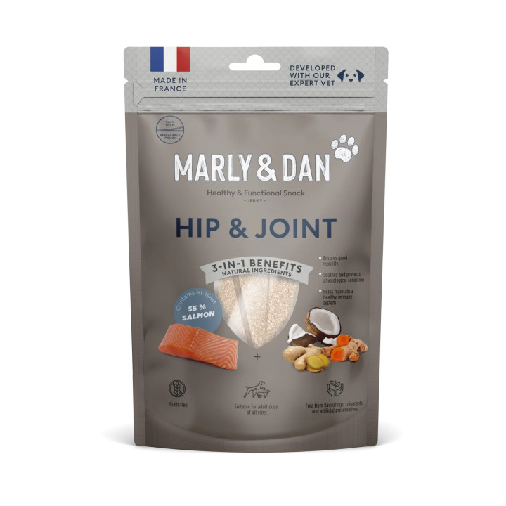 Marly & Dan Džerkio skanėstai šunims Hip & Joint, 80g