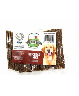 Šernienos juostelės skanėstas šunims, 100% natūralios, 500g, Paddock Farm
