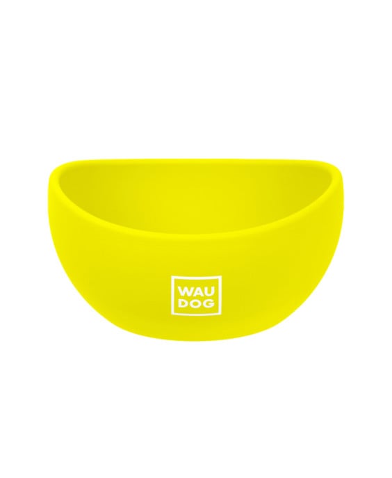 WAUDOG Silicone dubenėlis šuniui, geltonas | Kramtau.lt
