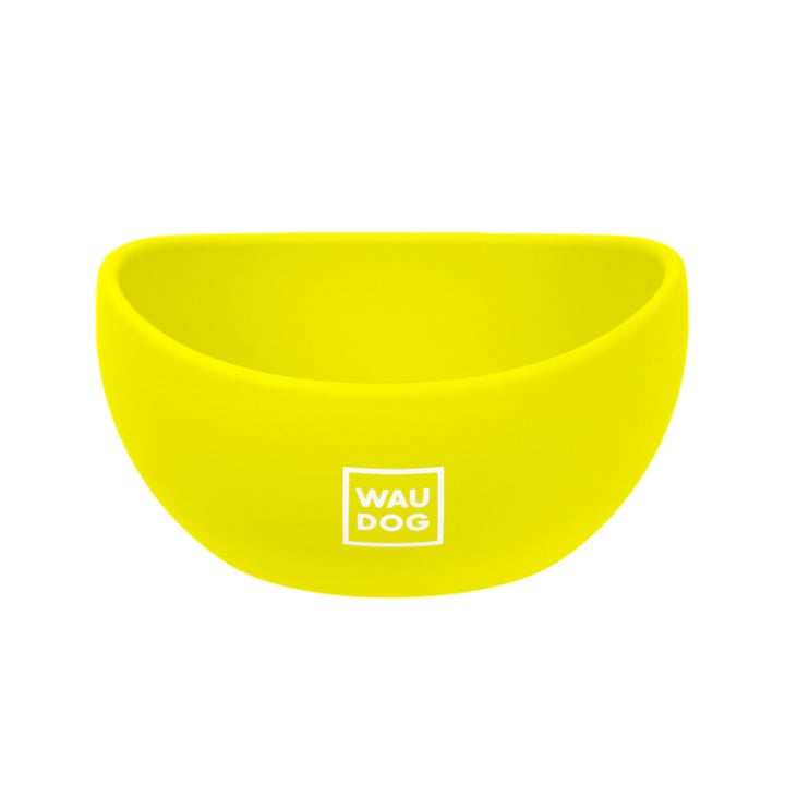 WAUDOG Silicone dubenėlis šuniui, geltonas | Kramtau.lt