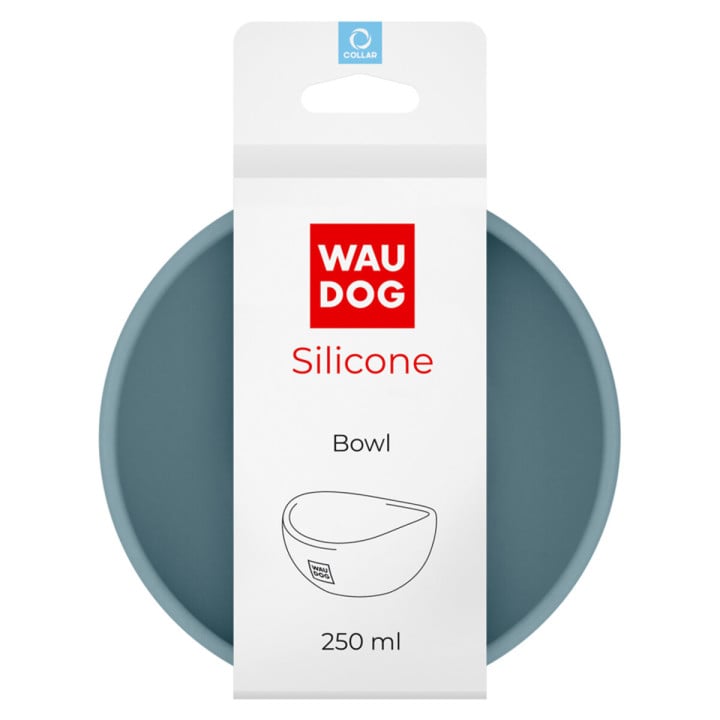 WAUDOG Silicone dubenėlis šuniui, 250ml, pilkas | Kramtau.lt