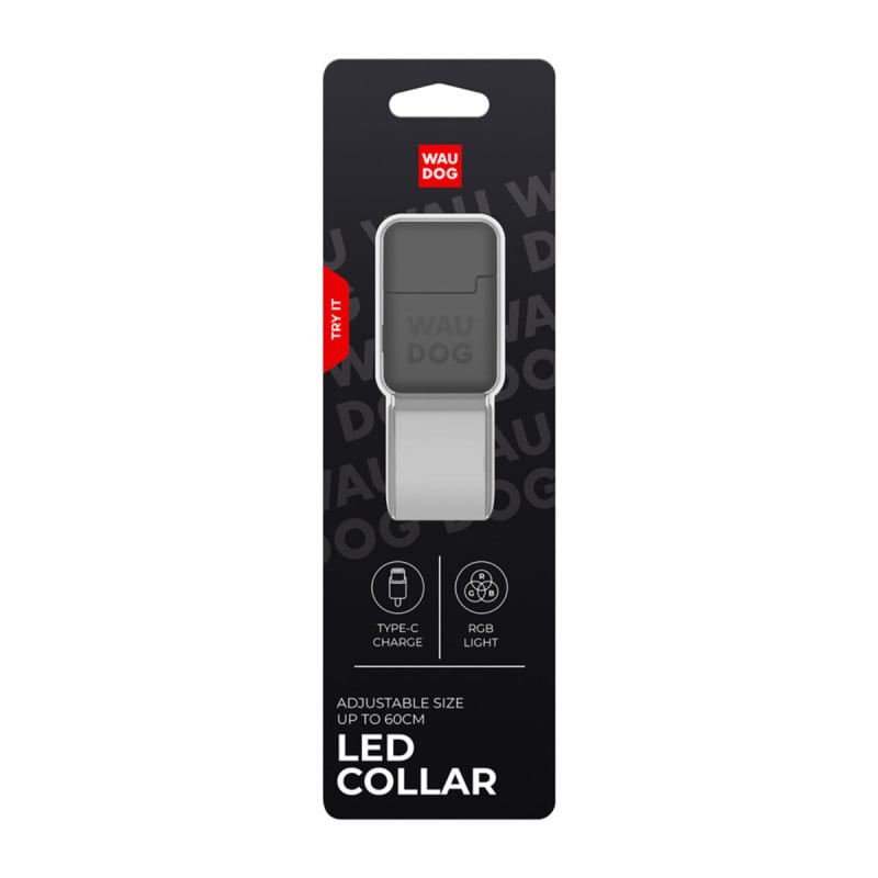 WAUDOG LED RGB antkaklis šuniui | Kramtau.lt