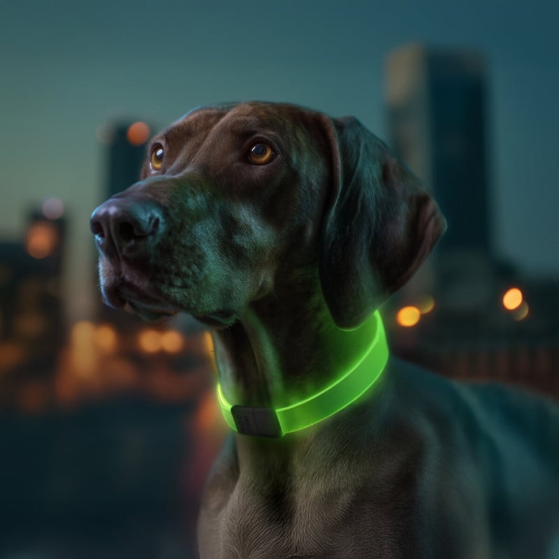 WAUDOG LED RGB antkaklis šuniui | Kramtau.lt