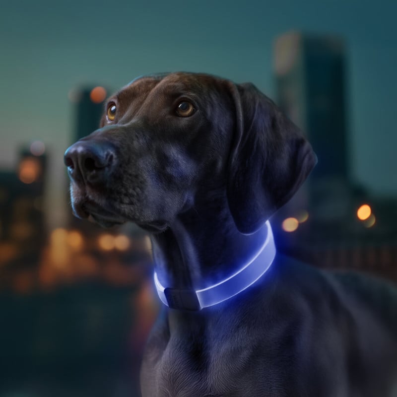 WAUDOG LED RGB antkaklis šuniui | Kramtau.lt