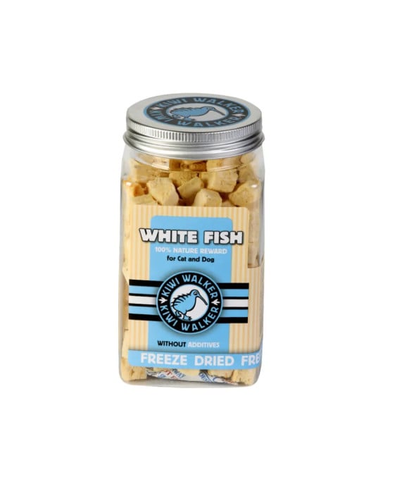 KIWI Walker baltos žuvies skanėstai šunims, katėms | Kramtau.lt