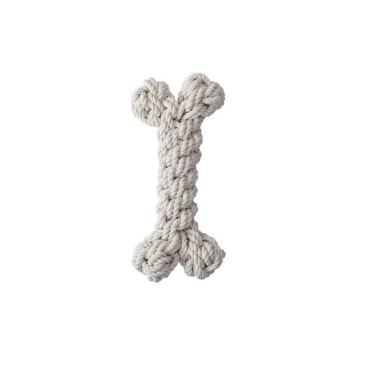 Quapas! Žaislas šunims iš natūralios virvės, kaulas, XXL, 40 cm