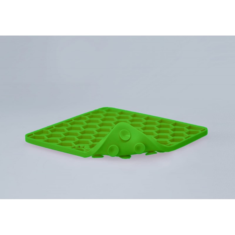 Laižymo kilimėlis šunims „Fun & Relax Lick Mat“, žalias, Eat Slow Live Longer