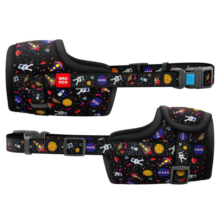 WAUDOG Nylon antsnukis šuniui, NASA raštas