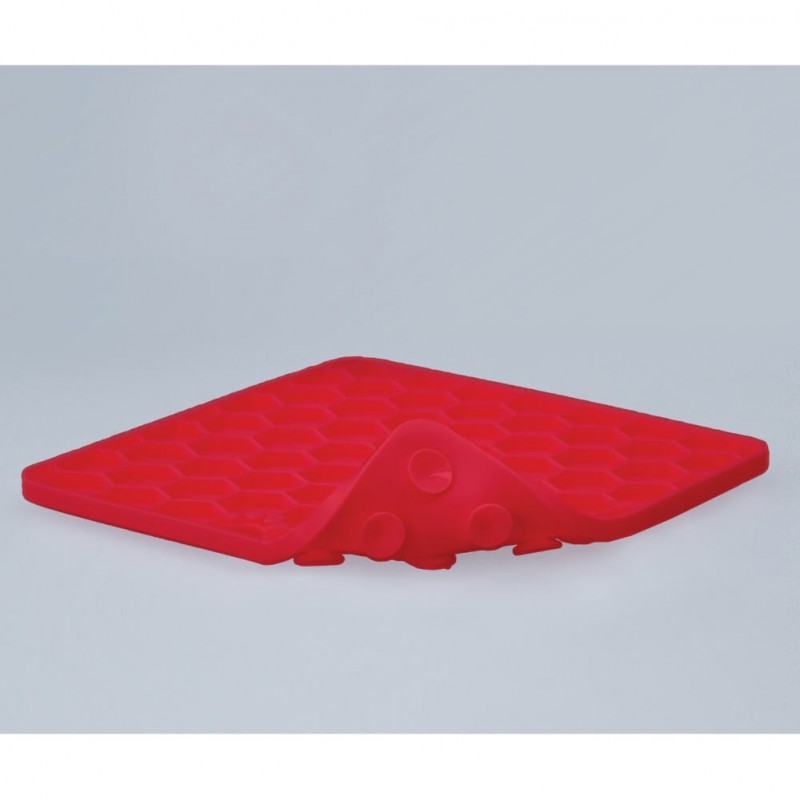 Laižymo kilimėlis šunims „Fun & Relax Lick Mat“, raudonas