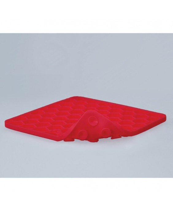 Laižymo kilimėlis šunims „Fun & Relax Lick Mat“, raudonas
