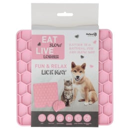 Laižymo kilimėlis šunims „Fun & Relax Lick Mat“, rožinis
