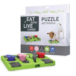 Šunų skanėstų galvosūkis „Puzzle Rectangle“, Eat Slow Live Longer