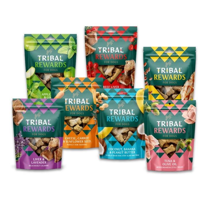 TRIBAL Rewards skanėstų rinkinys šuniui „Visi skoniai“ (7 vnt.)