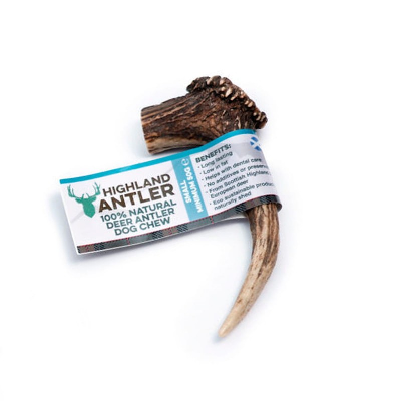 Natūralus elnio ragas šunims, S dydis (50-75 g.), skanėstas šuniui Natūralus elnio ragas šunims, S dydis (50-75 g.), skanėstas šuniui