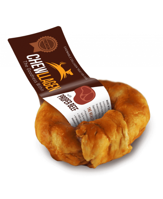 Chewllagen kolageno riestainis su jautiena šunims