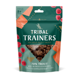 Upėtakio ir aviečių skanėstai dresūrai šunims „Trout & Raspberry“, TRIBAL, 80g