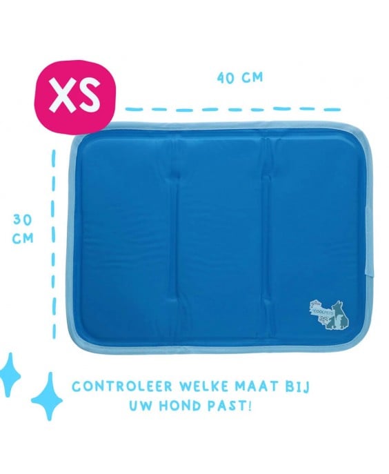 Vėsinantis kilimėlis mažiems šunims, CoolPets Premium Cooling Mat XS (40x30cm)
