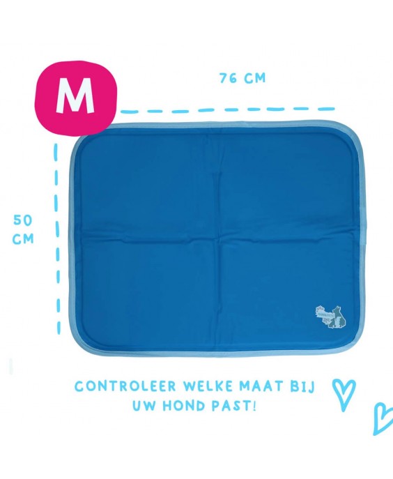 Vėsinantis kilimėlis vidutiniams šunims, CoolPets Premium Cooling Mat M (50x76cm)