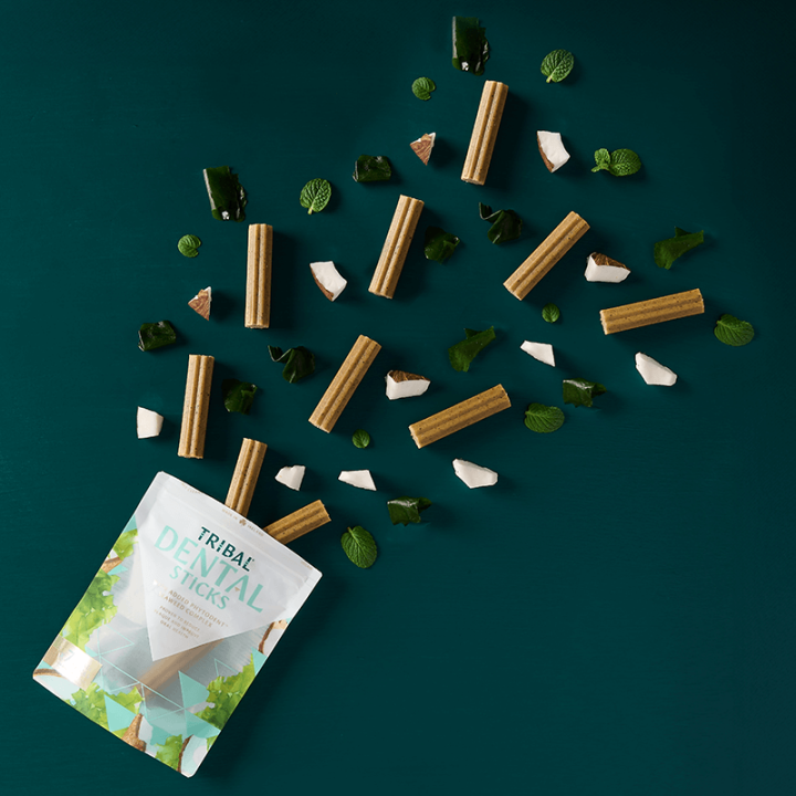 Dantų lazdelės mažų veislių šunims – Tribal Small Dental Sticks