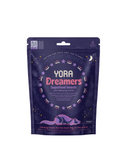 Yora Dreamers raminantys skanėstai šunims su vabzdžių baltymais