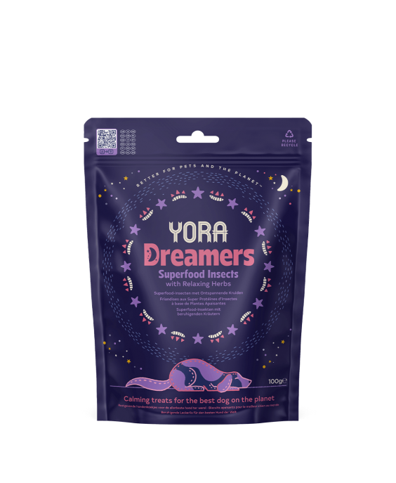 Yora Dreamers raminantys skanėstai šunims su vabzdžių baltymais