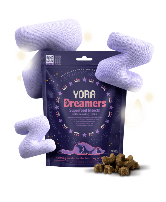 Yora Dreamers raminantys skanėstai šunims su vabzdžių baltymais