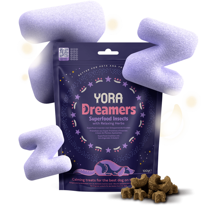 Yora Dreamers raminantys skanėstai šunims su vabzdžių baltymais