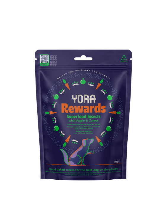 Yora Rewards skanėstai šunims su obuoliais ir morkomis